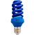 Л/э ELSM51B-Color спираль T3 20W E27 синяя Feron