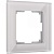 Дымчатый, стекло - Рамка на 1 пост / WL01-Frame-01 Werkel