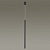 4373/3L HIGHTECH ODL23 123 черный/металл Подвесной светильник (база для встройки в комплекте) IP20 LED 3W Лм 3000K FIANO
